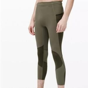 Lululemon Men’s Surge Compression Tight 22” Moss Green